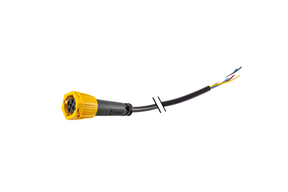 Links | 5-PIN bajonet aansluiting | met 10m. kabel | V10AC-10MB5L