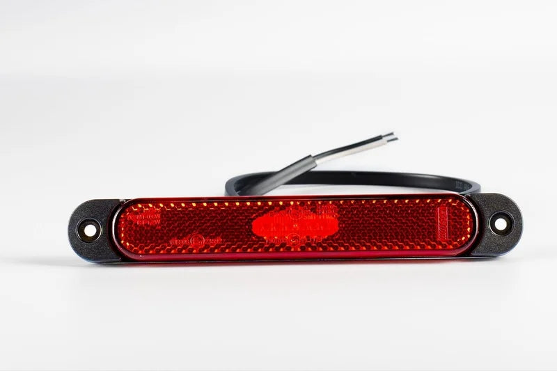 LED Slimline markeerlicht rood 12-24v 50cm kabel | MV-6500R
