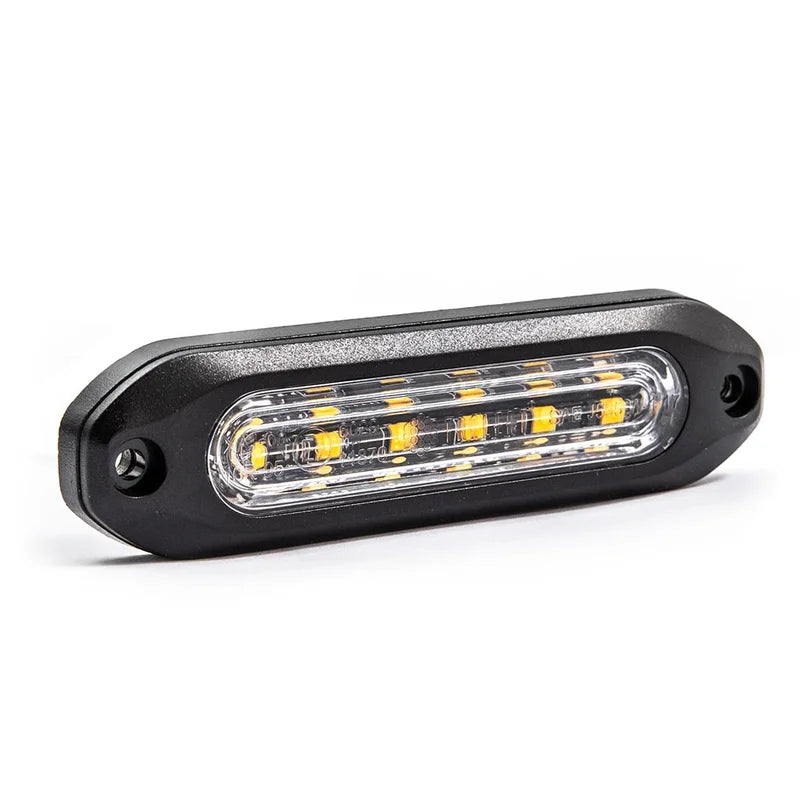 LED R65 flitser amber | 12-24v | 2m. kabel | SF-6500A