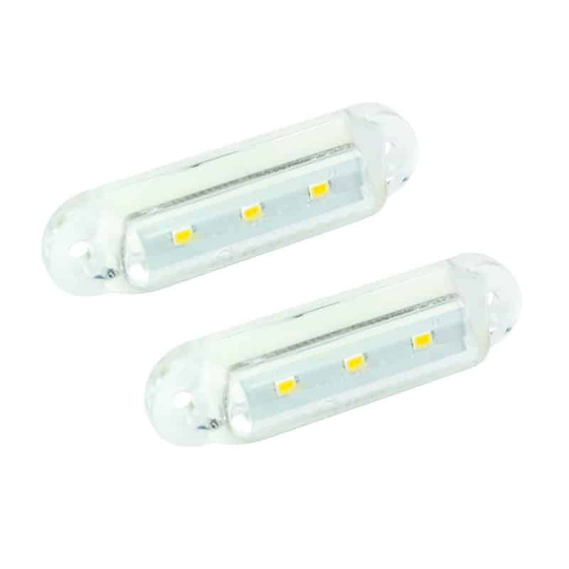 LED markeerlicht wit 12v (set van 2)