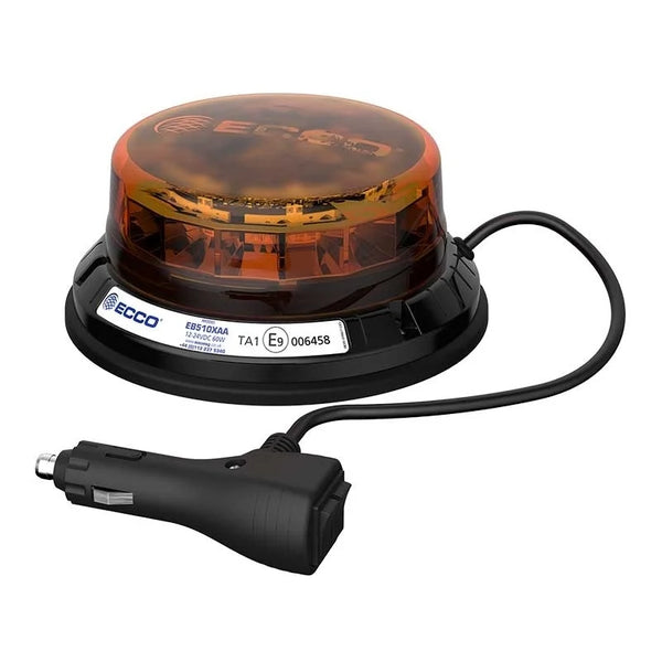 LED R65 Zwaailamp 12-24v Amber - CISPR25 - IP69K - Magneet
| EB5104AA