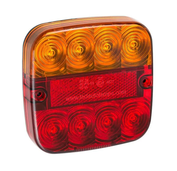 LED compact achterlicht zonder kentekenverlichting | 12-24v | 50cm. kabel | 99ARM