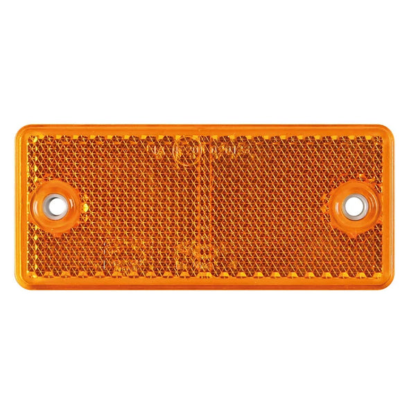 Amber reflector | 90 x 40mm. schroefbevestiging | VRF-501A
