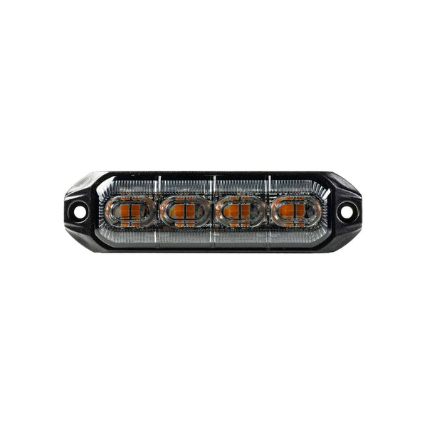 LED R65 CL2 flitser 4-LED amber 12/24v 200cm kabel
