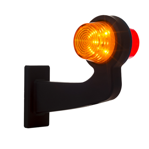 rechts | LED pendellamp | haakse steel | heldere lens | 12-24v | MB-1012RA