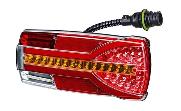 Rechts | LED achterlicht dynamisch knipperlicht| 12-24v | 7-PIN | V14C7-962B7