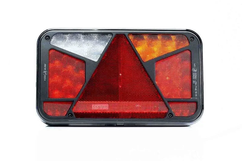 VC-4512B6| LED achterlicht met kentekenlicht rechts | 12-24v | 7-functies | 6-PIN bajonet | VC-4512B6