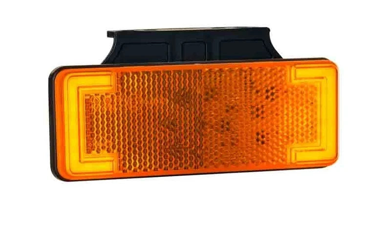 LED Zij-markeringslicht met knipperlichtfunctie | 12-24v | 0,5m kabel | MZK-3150A