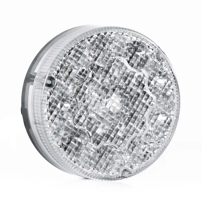 LED mistlicht rond, transparante lens 12-24v 50cm kabel | VC-5420