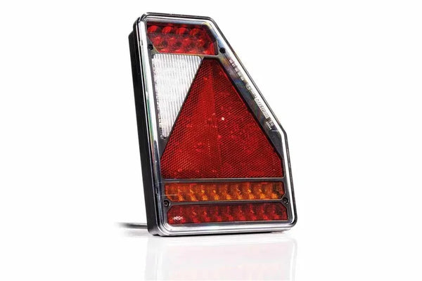 Rechts | LED achterlicht driehoek | 12v | 6-functie | 6-PIN | VC-3302B6