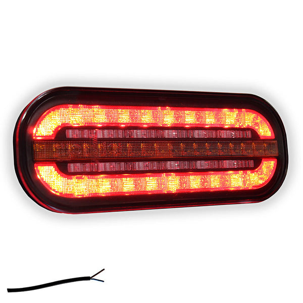 LED compact achterlicht met dynamisch knipperlicht | 12-24v | VC-320