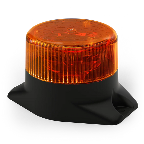 LED R10 zwaailamp amber 12-80v 3-boutsmontage