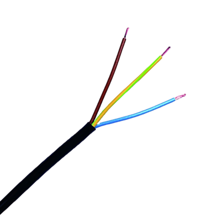 3-aderige kabel | 0,75mm² | blauw-bruin-groen | 100m