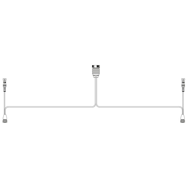 Achterlichtkabel 15P baj. naar 2x 7-PIN's AMP incl. zij-kabe