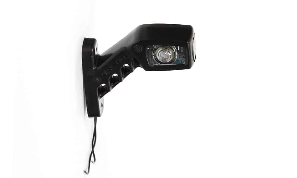 LED Breedtelamp rechts rood-wit-amber 12-24v 21cm kabel