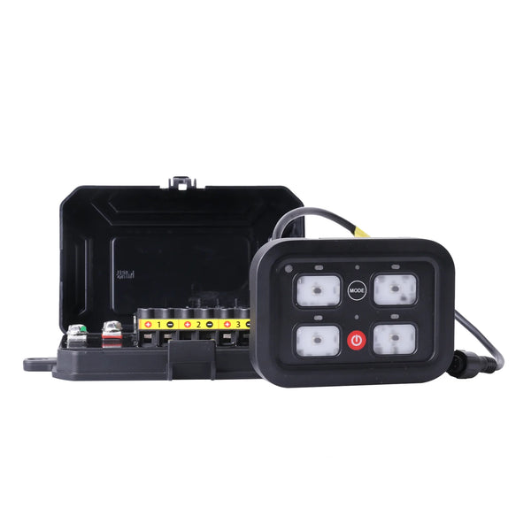 4-PAD switch panel 12-24v | incl. app-controle
