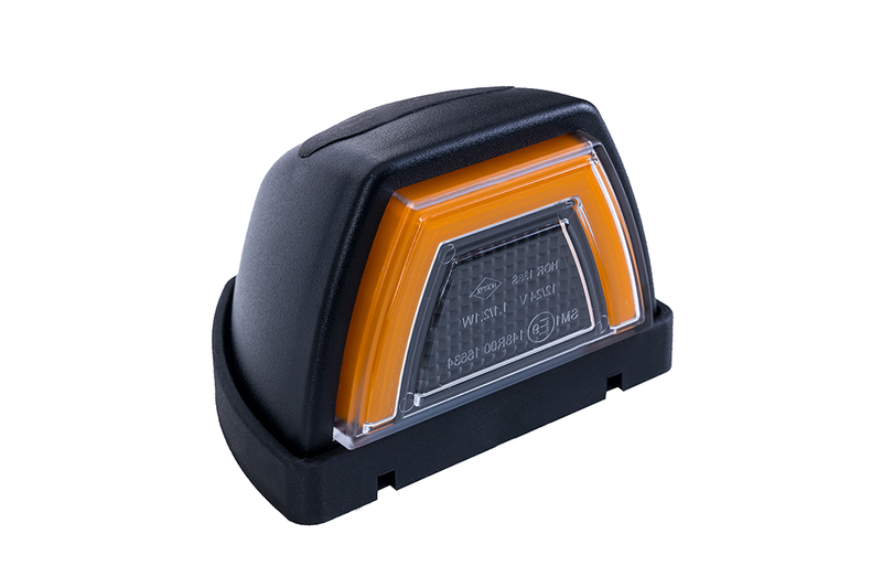 LED toplamp neon amber 12-24v, 50cm kabel