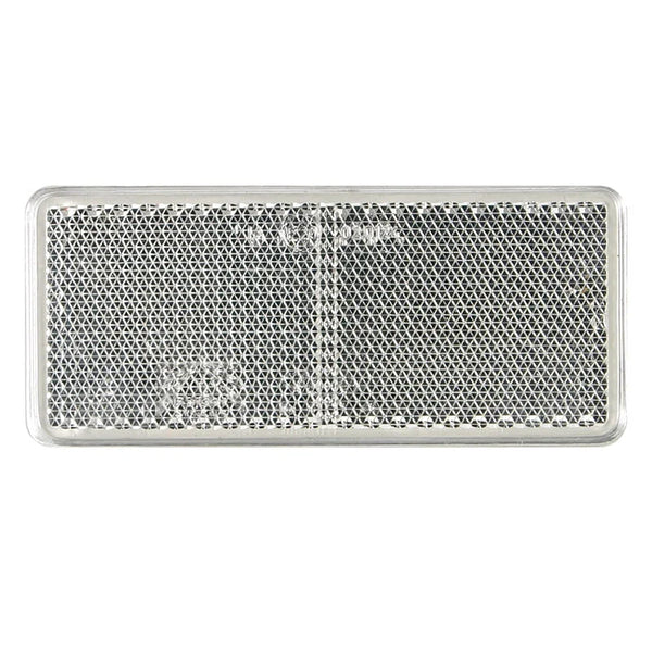 Witte reflector | 90 x 40mm. | 3m-plakstrip | VRF-500W
