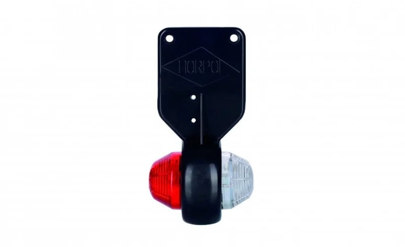 LED breedtelamp rechts rood-wit 12-24v 50cm kabel | MB-4232RW