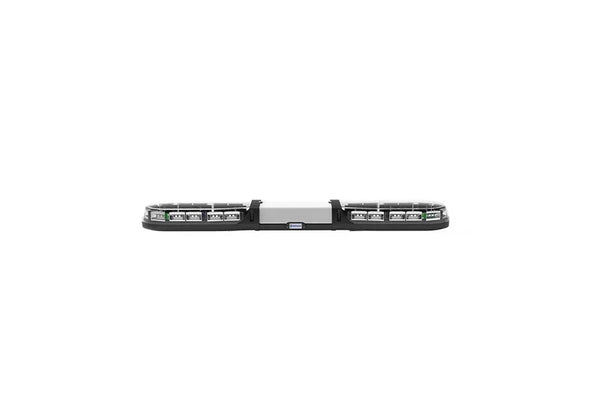 LED flitsbalk amber | 13 serie | ECE-R65 amber | transparant | wit midden | 1000mm | 24 LE | 13-01002-E