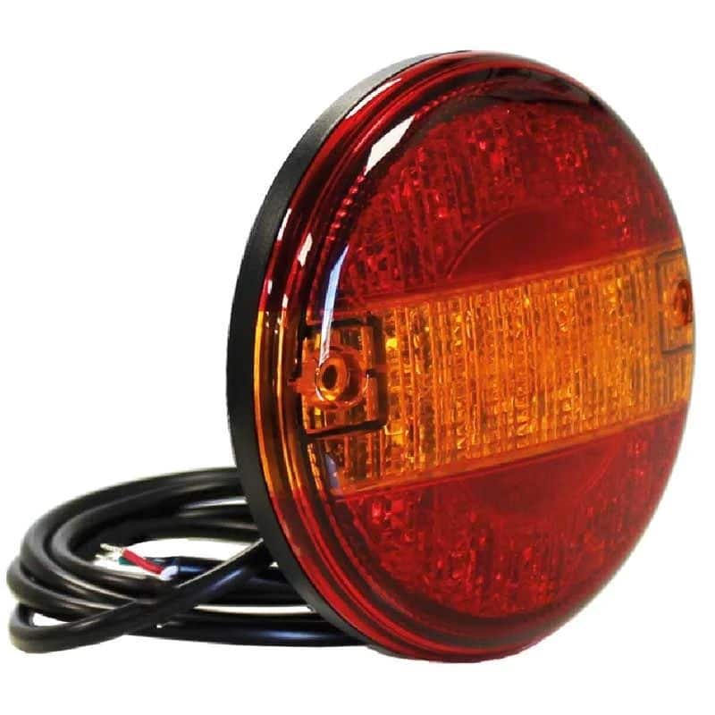 LED Slimline hamburger lamp 12-24v 150cm kabel (D-hom.)