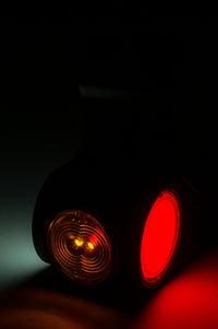 LED breedtelamp links neon rood-wit-amber 12-24v 60cm kabel