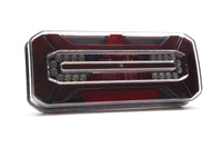 LED ADR achterlicht Black rechts | 12-24v | 2m. kabell
