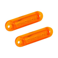 LED markeerlicht amber 12v (set van 2)
