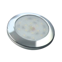 Ultraplatte LED interieurverlichting | chroom | 12v | warm wit licht | 7515C-WW