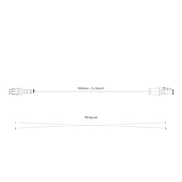 Verloopkabel Superseal > Deutsch 1m | 2x1,5mm² | 2x female | PIN-bezetting gekruist 1-2 > 2-1