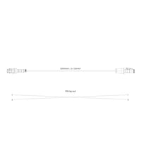 Verloopkabel Superseal > Deutsch 3m | 2x1,5mm² | 2x female | PIN-bezetting gekruist 1-2 > 2-1