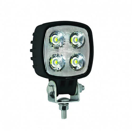 LED werklamp | 12 watt | 1000 lumen | 12-24v | Floodbeam zwart | 8112BM