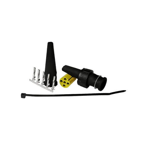 Rechts | 6-PIN bajonet aansluiting | zonder kabel | V10AC-102B6