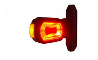 LED breedtelamp links rood-wit-amber 12-24v 50cm kabel | MB-2701RWA