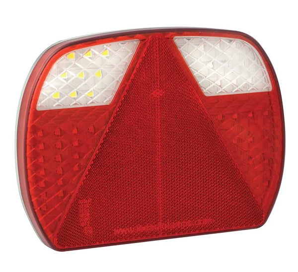 LED slimline achterlicht zonder kentekenverlichting | 12-24v | 40cm. kabel | EU200L