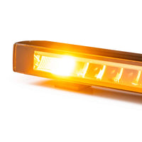 LED Lightbar 33cm | incl. R65 flitser | rood-amber DRL
