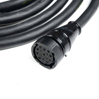 Hoofdkabel 5m | excl zij-kabel | 15-aderig | 2x 15P Bajonet