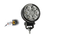 LED werklamp rond 2500lm, 22W, 12-24v, ingebouwde DT-connector