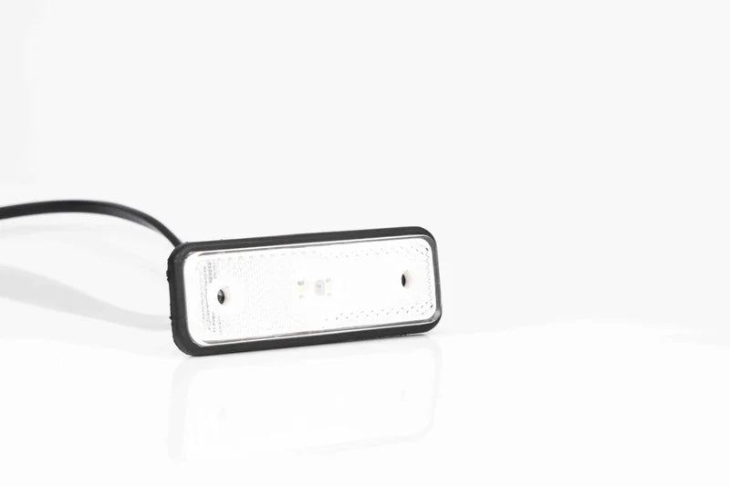 LED markeringslicht wit | 12-24v | 50cm. kabel | 1,5mm². connector | MV-2920W