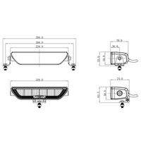 OZZ XB1 LED LED bar Compact 9" | 4960 lumen | 88203