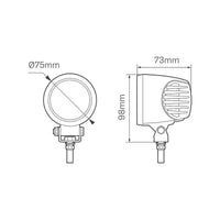 LED blue Spot heftruck |10-80v | FLBRS01