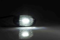LED markeringslicht wit | 12-24v | 50cm. kabel | 0,75mm. connector | MV-5410W