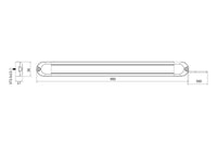 LED interieurverlichting 98cm - 12-24v - touch - 50cm kabel | BT-2098