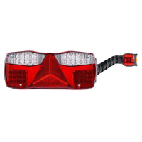 LED Trailerlamp rechts met breedtelicht 12-24v kabelingang | VC-7112