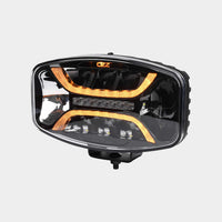 OZZ XO 1 LED verstraler | Zwart-Ovaal | 8160 lumen | 88105