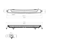 OZZ XB1 P27 zwart LED bar