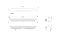 OZZ DRB1 P20 zwart LED bar
