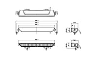 Lightbar OZZ XB1 15” zwart