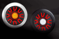LED darklook achterlicht zwart 12-24v , 5-PIN's inbouw