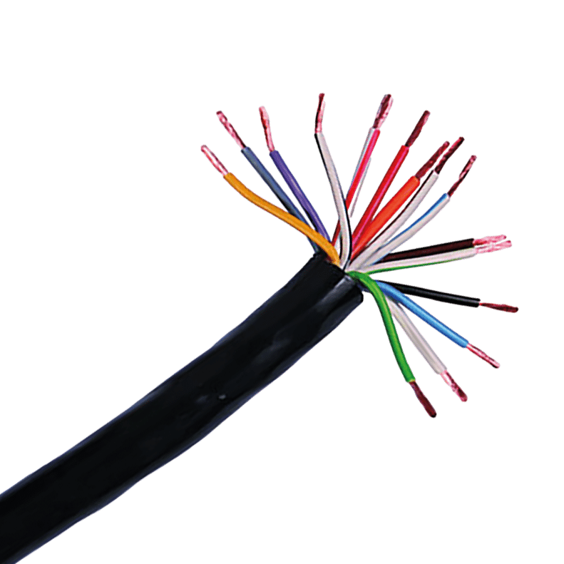 15-aderige kabel | 3 x 2,50mm² + 12 x 1,50mm² | 500m.